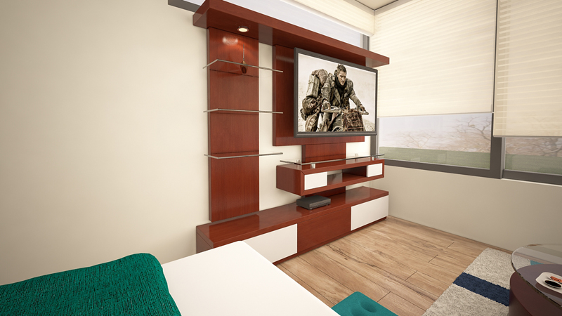 Dormitorio Mueble TV 9